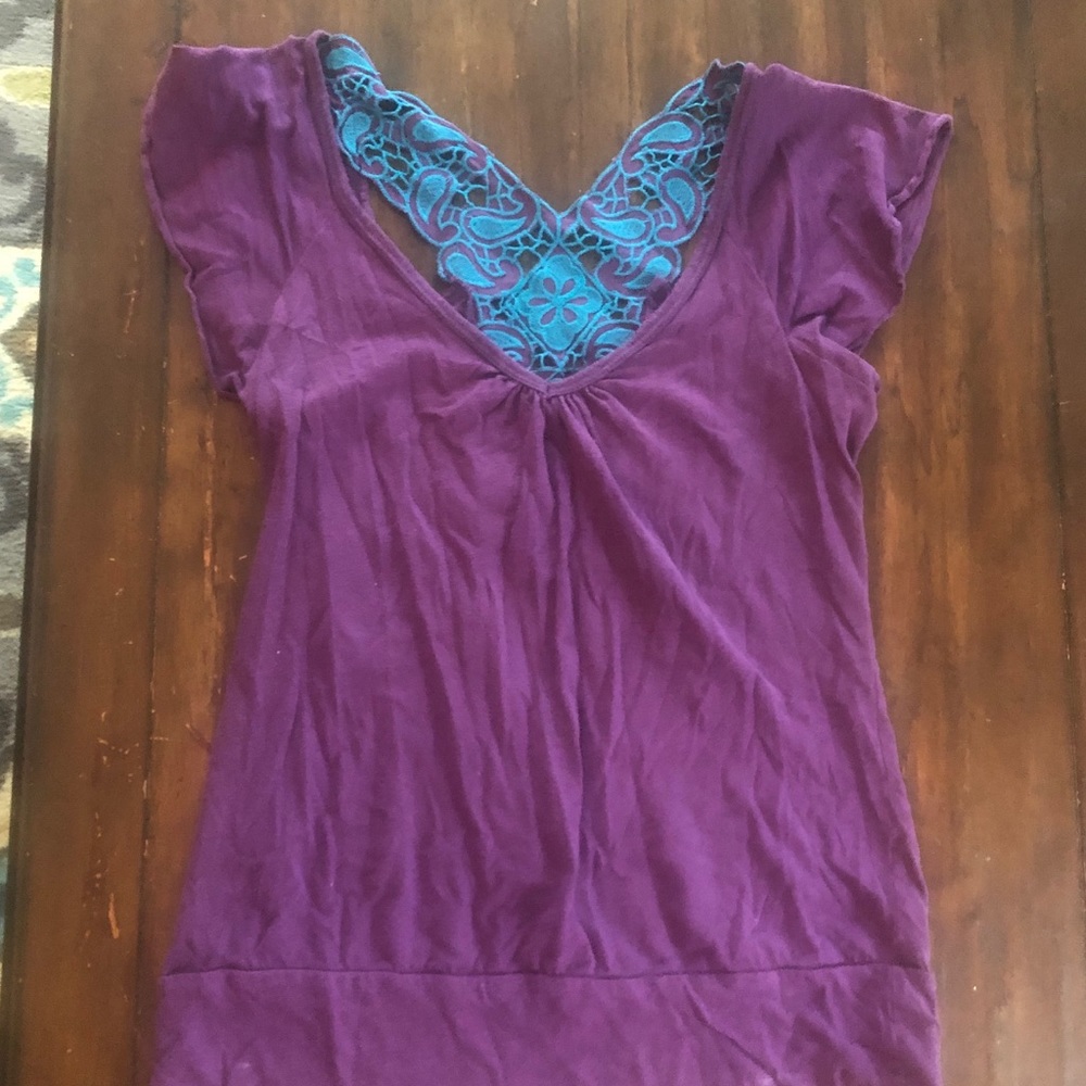 Purple shirt
